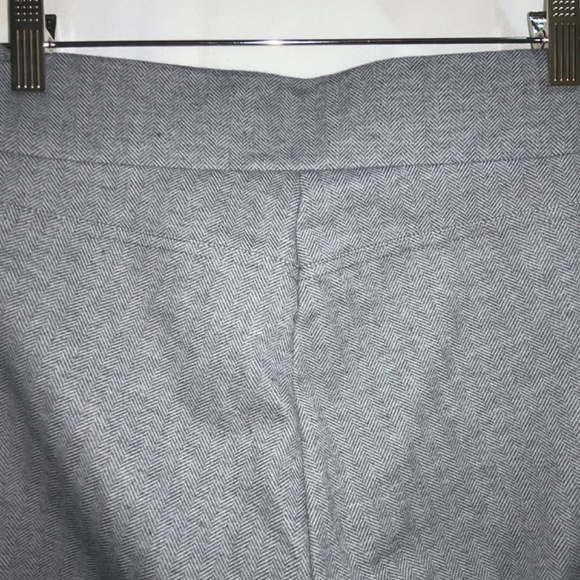 Loft petites pull on dress pants Sz XSP flat front herringbone career New - Picture 6 of 8